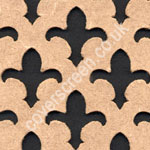 Fleur De Lys MDF Decorative Grille