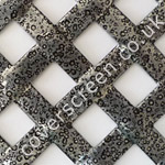 interwoven diamond pewter powder coated