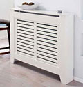 Rhode Island Satin White Radiator Cabinets