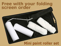 mini paint roller set