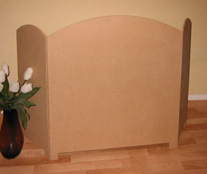 Small Decorative Folding Screen - Dome Topped