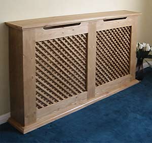 pine radiator cover